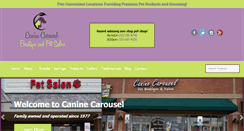 Desktop Screenshot of caninecarousel.com